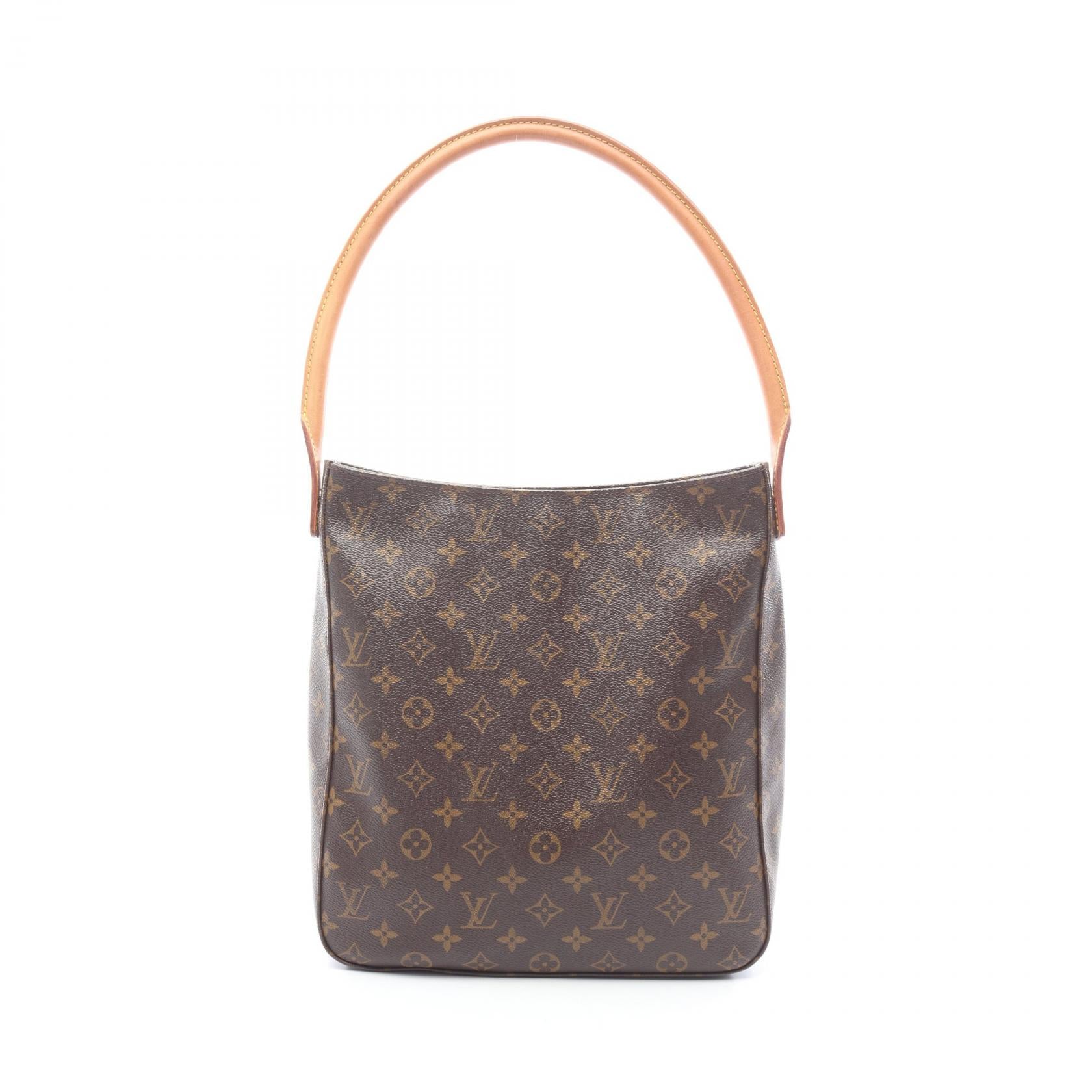 ルーピングGM モノグラム ショルダーバッグ PVC レザー ブラウン ルイヴィトン バッグ LOUIS VUITTON