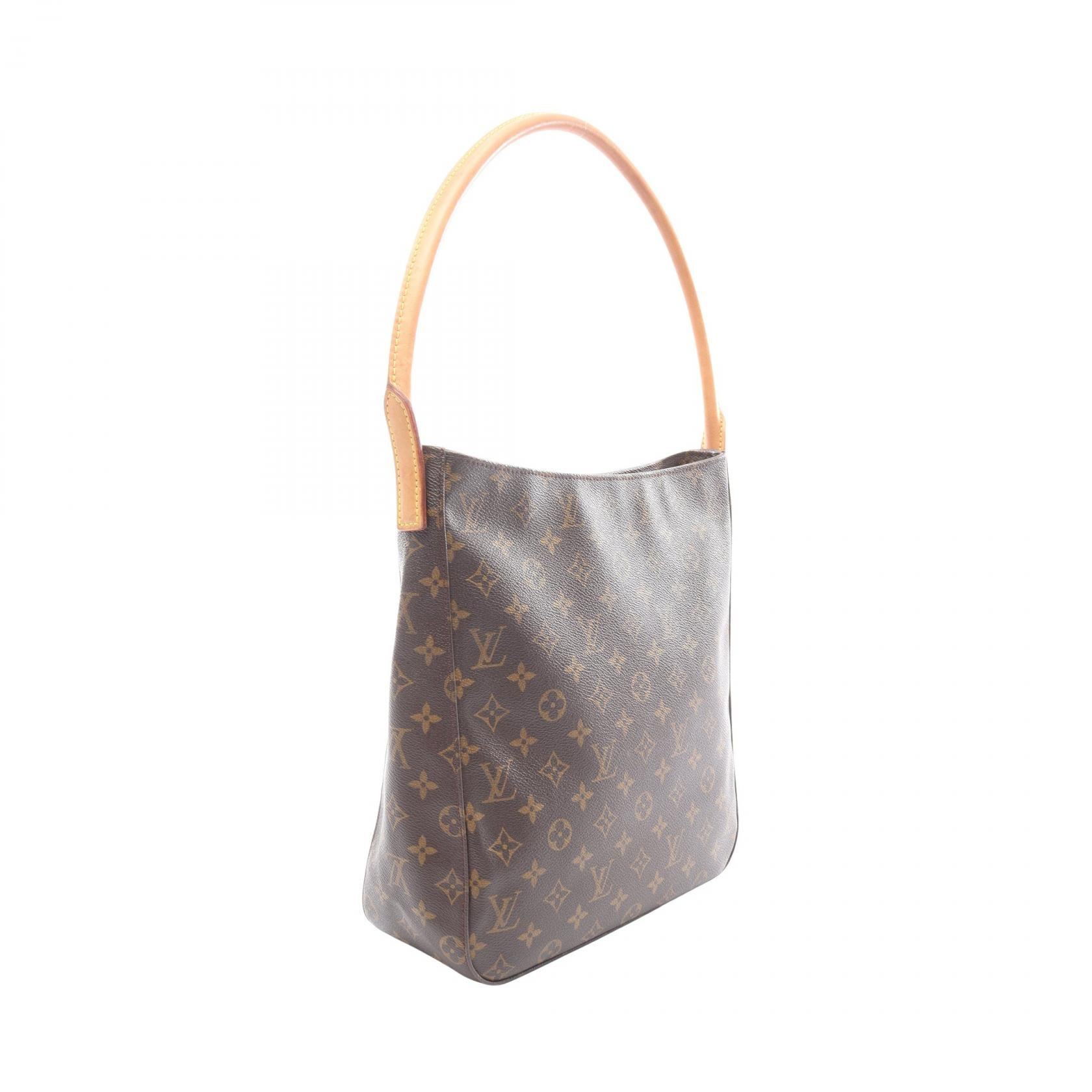 ルーピングGM モノグラム ショルダーバッグ PVC レザー ブラウン ルイヴィトン バッグ LOUIS VUITTON