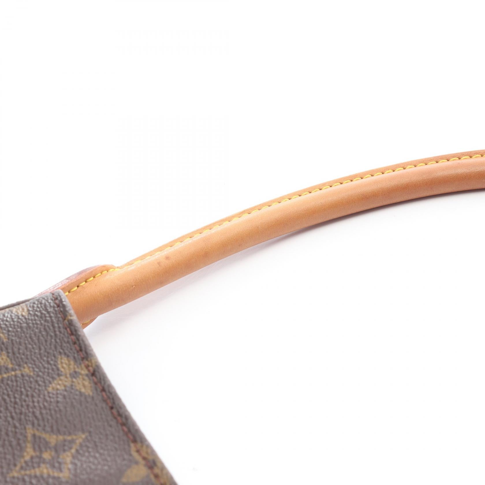 ルーピングGM モノグラム ショルダーバッグ PVC レザー ブラウン ルイヴィトン バッグ LOUIS VUITTON
