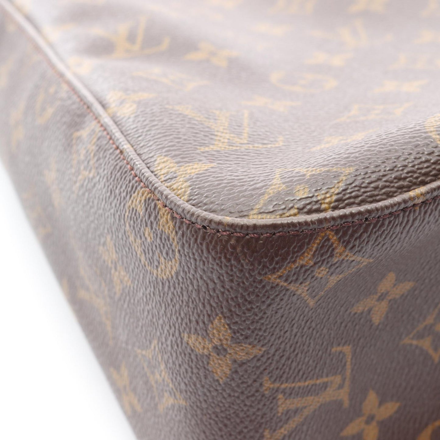 ルーピングGM モノグラム ショルダーバッグ PVC レザー ブラウン ルイヴィトン バッグ LOUIS VUITTON