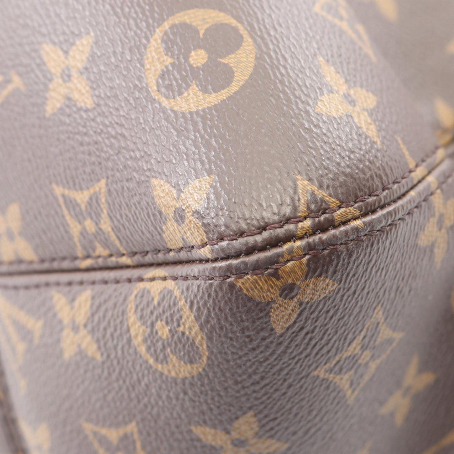 ザ ドロップ GM モノグラム ワンショルダーバッグ PVC レザー ブラウン ブラック ルイヴィトン バッグ LOUIS VUITTON