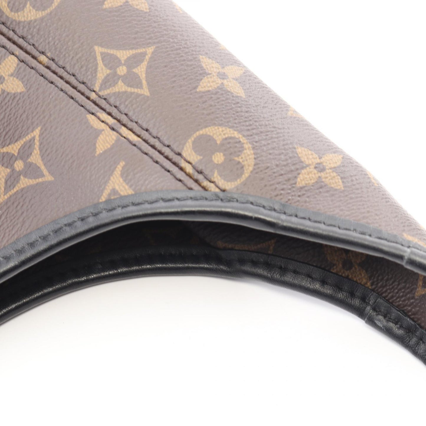 ザ ドロップ GM モノグラム ワンショルダーバッグ PVC レザー ブラウン ブラック ルイヴィトン バッグ LOUIS VUITTON