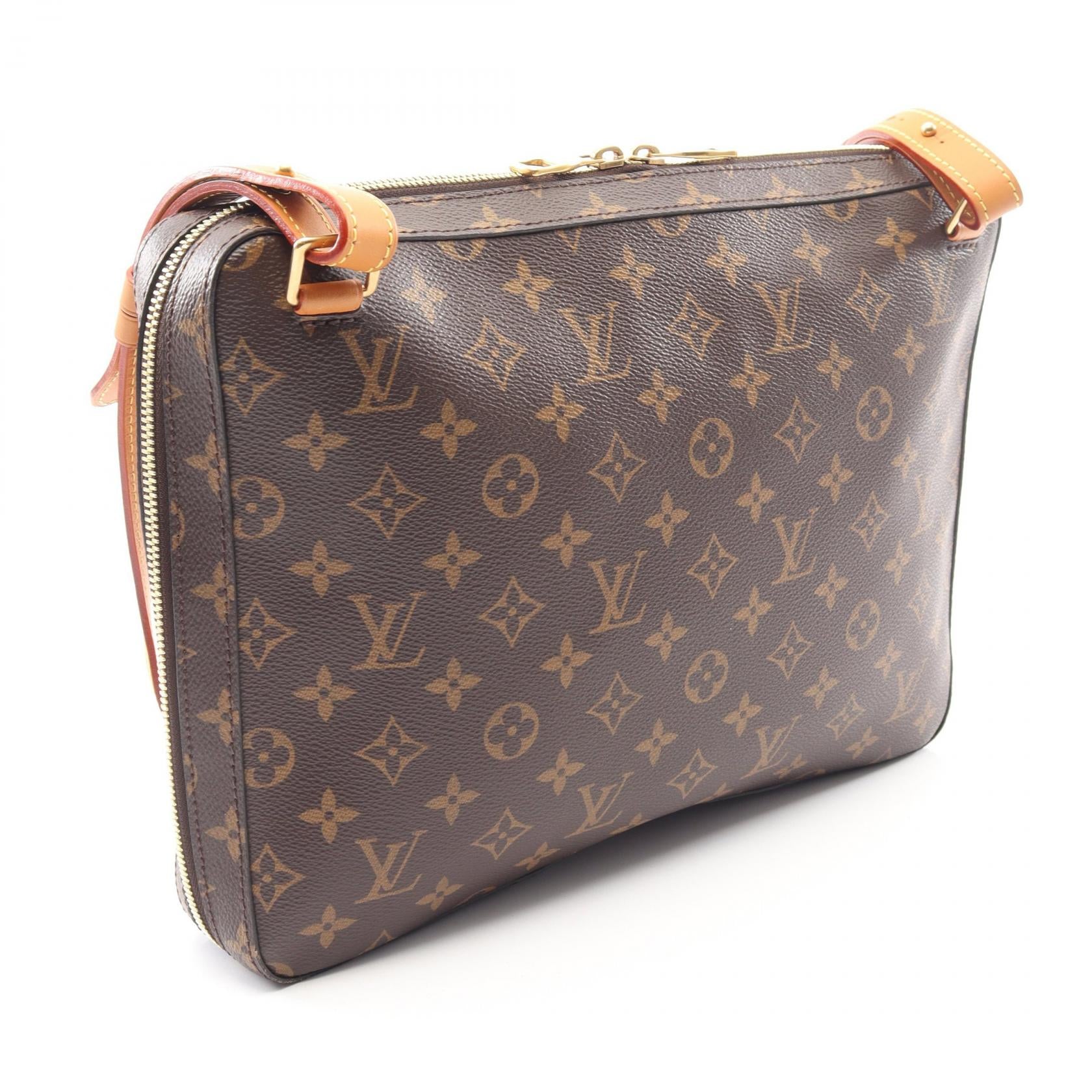 ソフトトランク メッセンジャー MM モノグラム レガシー ショルダーバッグ PVC レザー ブラウン ルイヴィトン バッグ LOUIS VUITTON