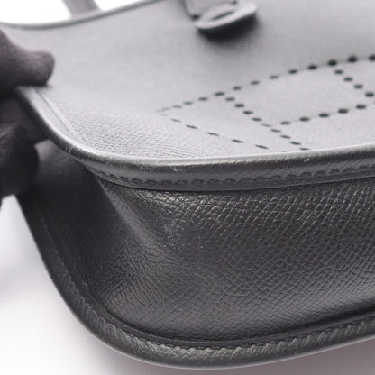 エヴリンTPM ショルダーバッグ ヴォーエプソン ブラック シルバー金具 □L刻印 エルメス バッグ HERMES