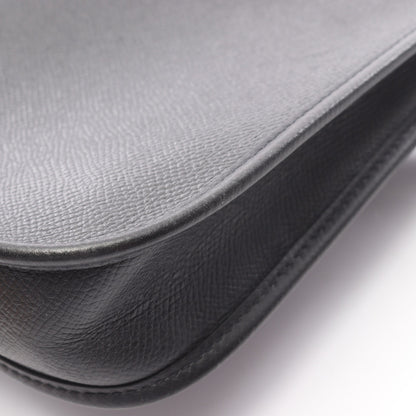 エヴリンTPM ショルダーバッグ ヴォーエプソン ブラック シルバー金具 □L刻印 エルメス バッグ HERMES