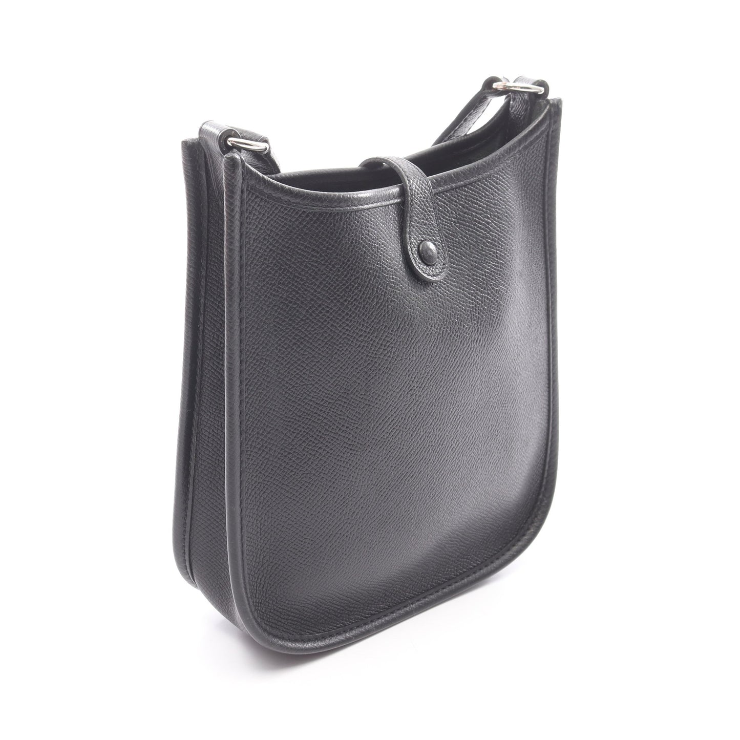 エヴリンTPM ショルダーバッグ ヴォーエプソン ブラック シルバー金具 □L刻印 エルメス バッグ HERMES