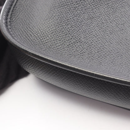 エヴリンTPM ショルダーバッグ ヴォーエプソン ブラック シルバー金具 □L刻印 エルメス バッグ HERMES