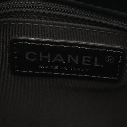マトラッセ チェーンショルダーバッグ ラムスキン ブラック シルバー金具 シャネル バッグ CHANEL