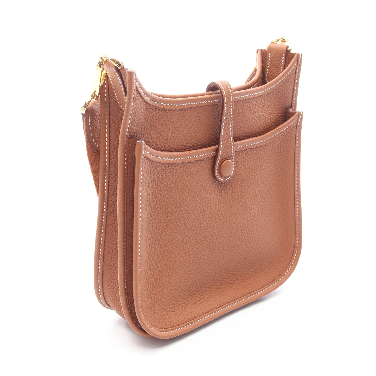 エヴリン23 ゴールド ショルダーバッグ トリヨンクレマンス ブラウン ゴールド金具 K刻印 エルメス バッグ HERMES