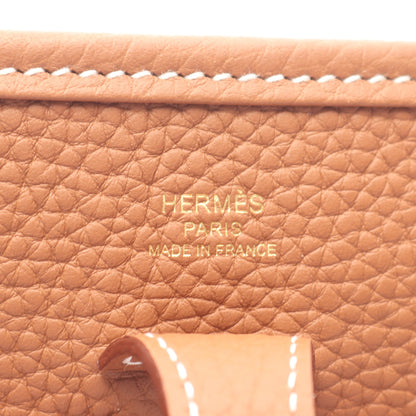 エヴリン23 ゴールド ショルダーバッグ トリヨンクレマンス ブラウン ゴールド金具 K刻印 エルメス バッグ HERMES