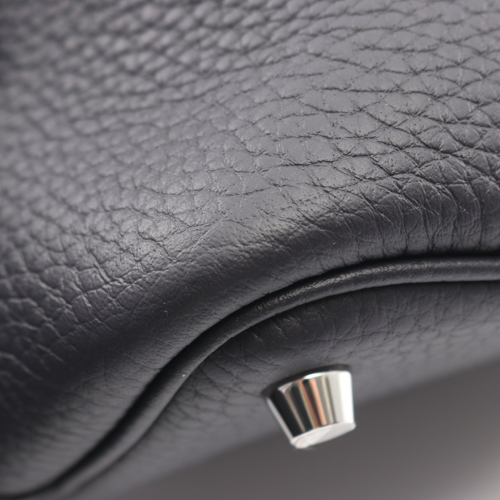 ピコタンロックPM キャバン ハンドバッグ トリヨンクレマンス ダークネイビー シルバー金具 K刻印 エルメス バッグ HERMES