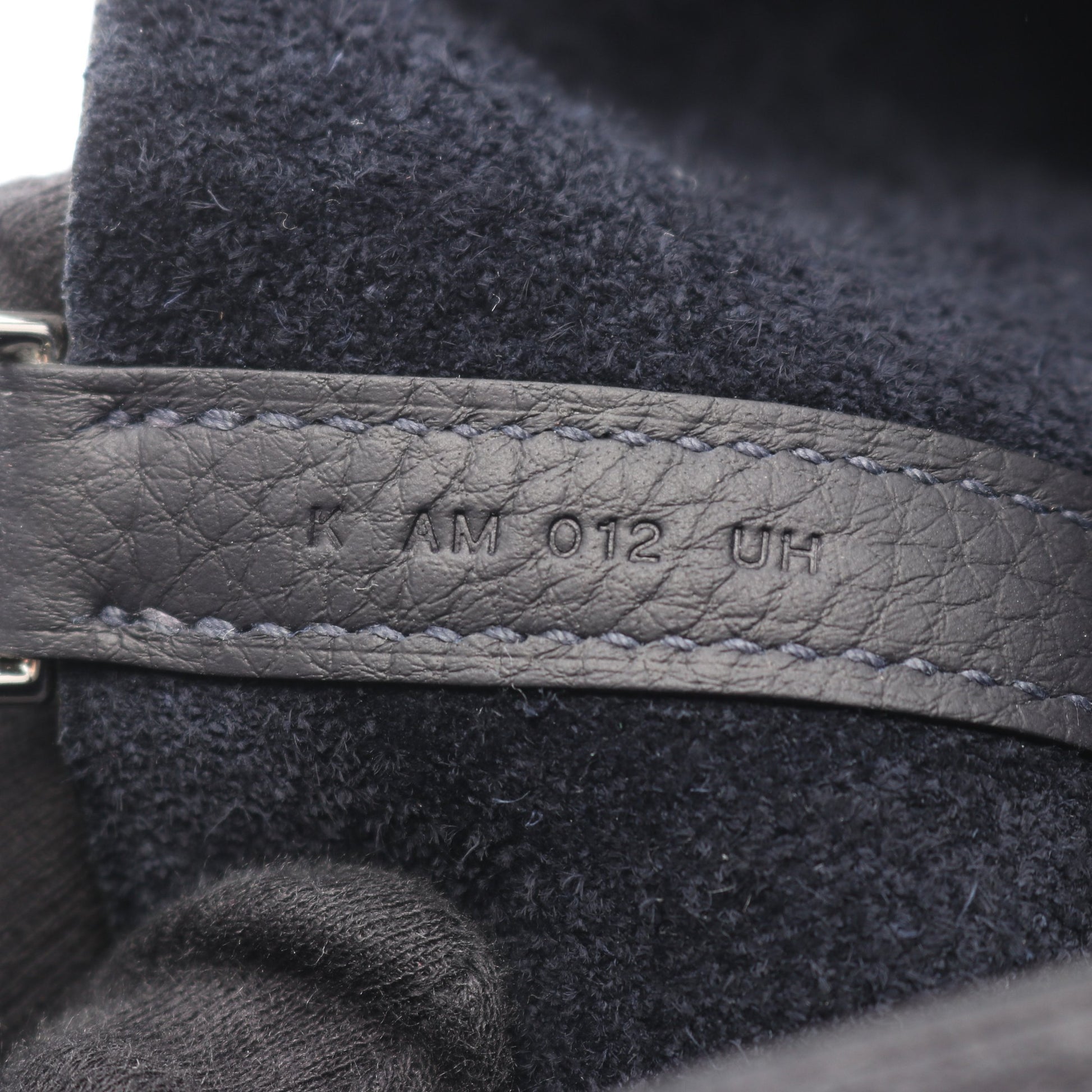 ピコタンロックPM キャバン ハンドバッグ トリヨンクレマンス ダークネイビー シルバー金具 K刻印 エルメス バッグ HERMES
