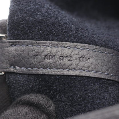 ピコタンロックPM キャバン ハンドバッグ トリヨンクレマンス ダークネイビー シルバー金具 K刻印 エルメス バッグ HERMES
