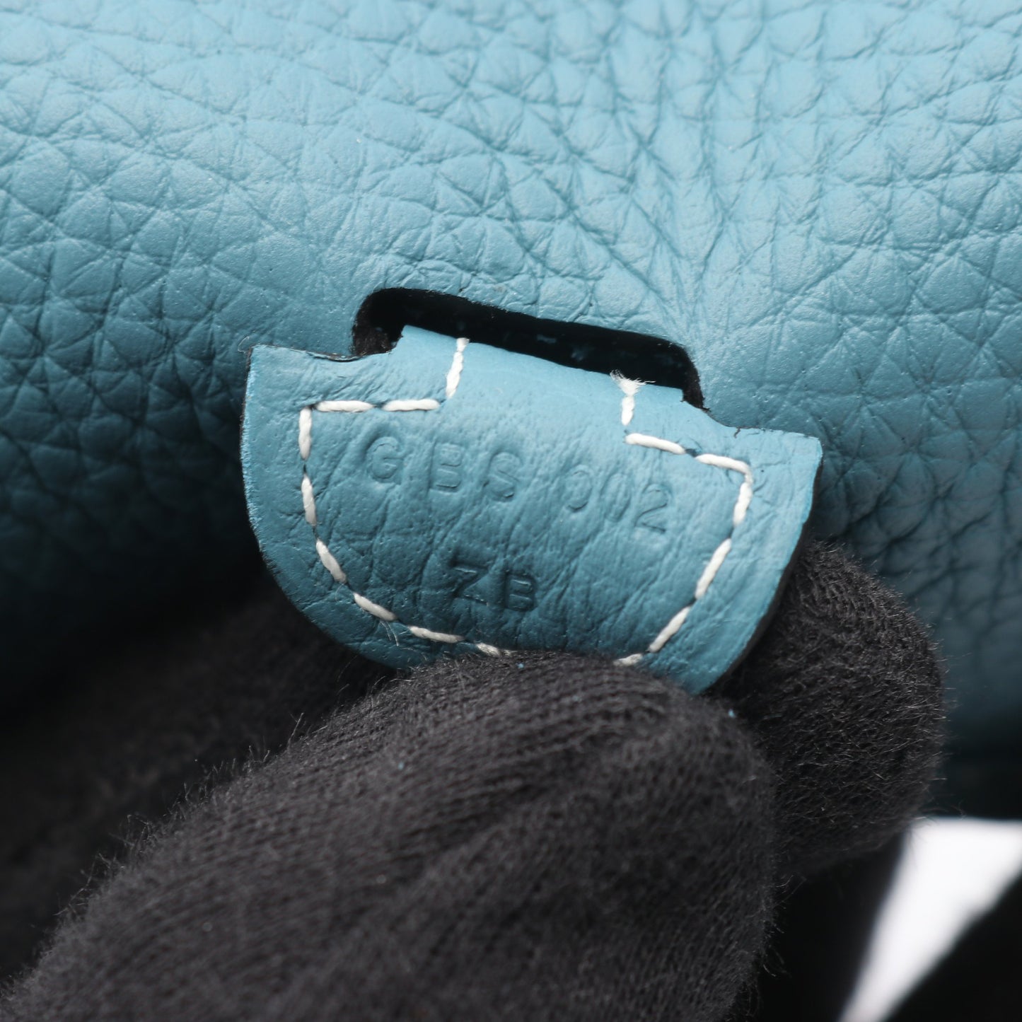 エヴリン23 ニューブルージーン ショルダーバッグ トリヨンクレマンス ライトブルー シルバー金具 G刻印 エルメス バッグ HERMES