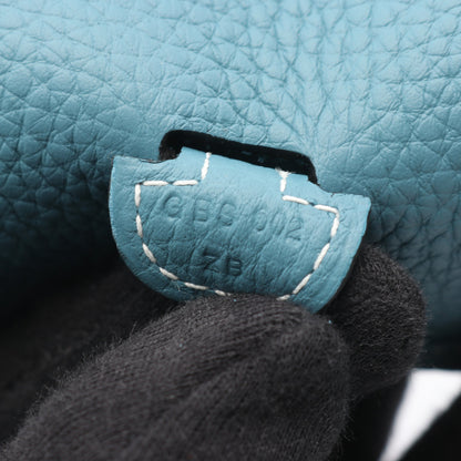 エヴリン23 ニューブルージーン ショルダーバッグ トリヨンクレマンス ライトブルー シルバー金具 G刻印 エルメス バッグ HERMES