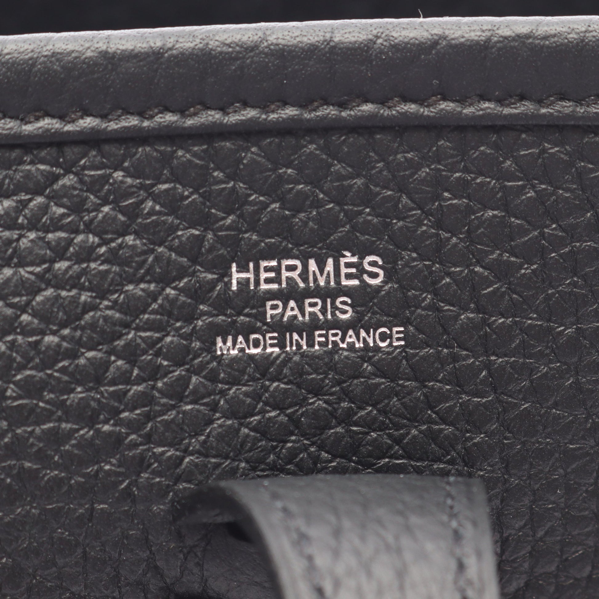 エヴリン23 ショルダーバッグ トリヨンクレマンス ブラック シルバー金具 K刻印 エルメス バッグ HERMES