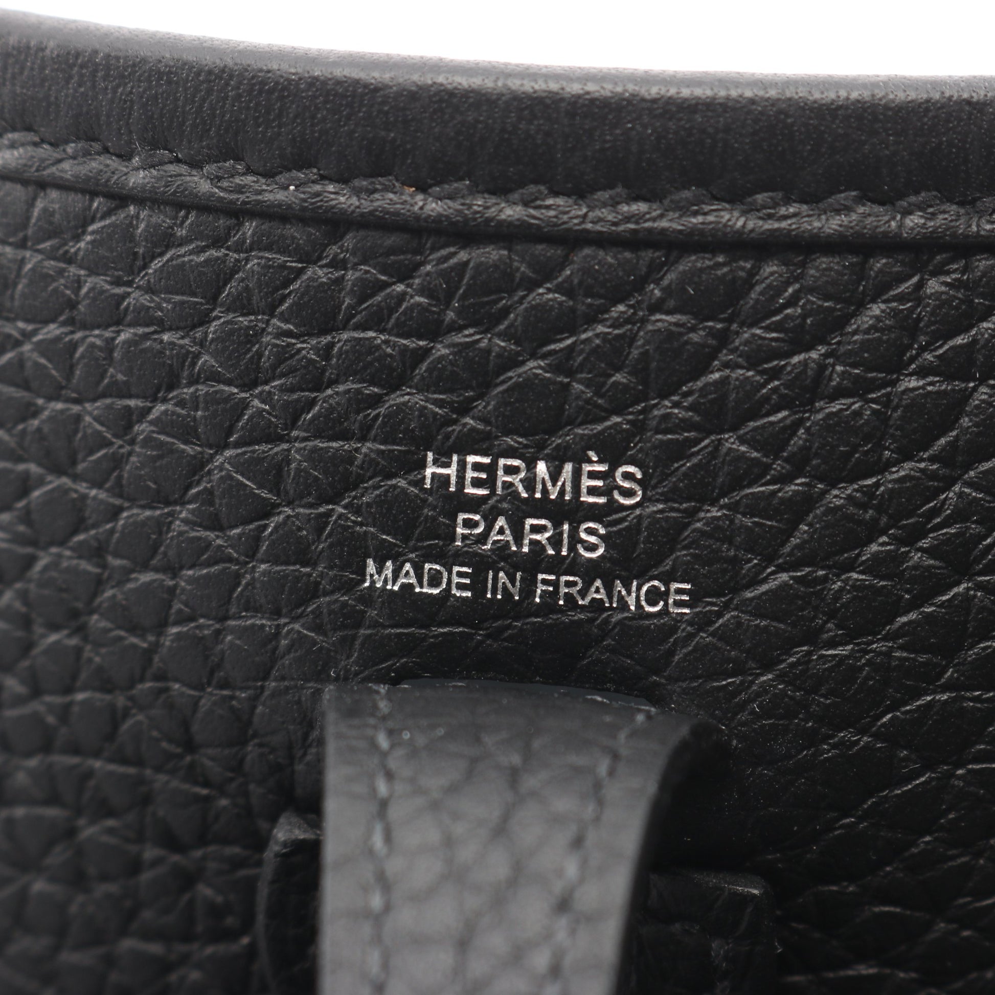 エヴリンTPM アマゾン ショルダーバッグ トリヨンクレマンス ブラック シルバー金具 G刻印 エルメス バッグ HERMES