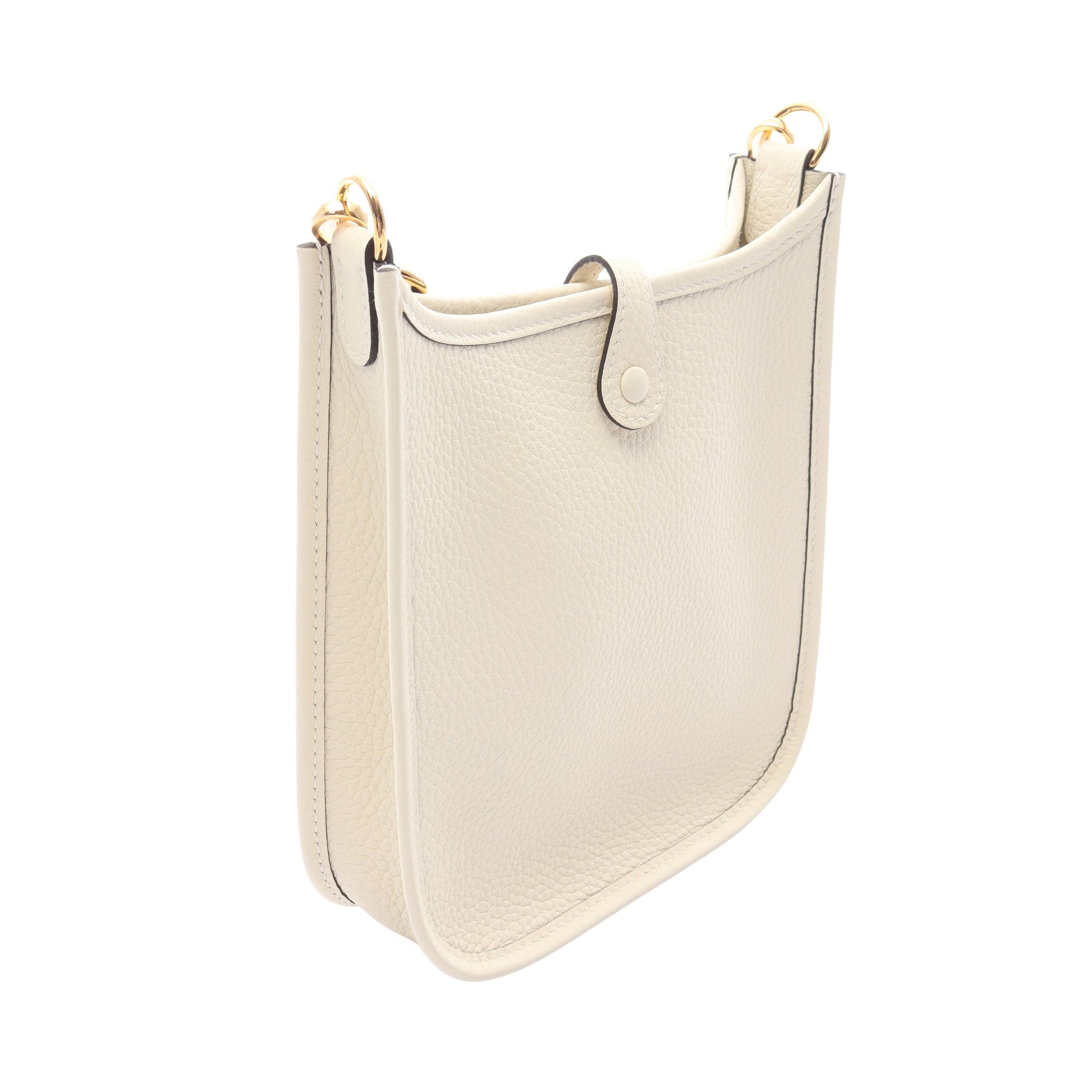 エヴリンアマゾンTPM クレーム ショルダーバッグ トリヨンクレマンス アイボリー ゴールド金具 K刻印 エルメス バッグ HERMES
