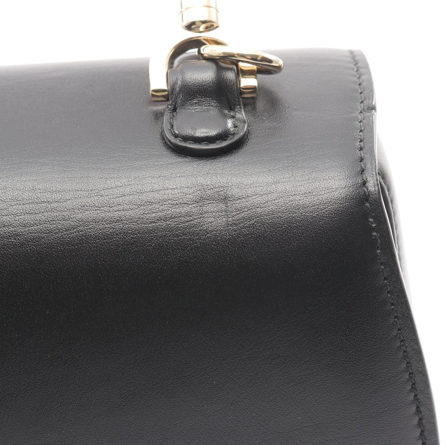 バンブー 1947 スモール 2WAY ハンドバッグ レザー ブラック グッチ バッグ GUCCI