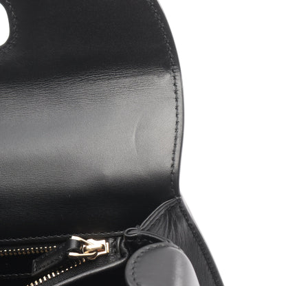バンブー 1947 スモール 2WAY ハンドバッグ レザー ブラック グッチ バッグ GUCCI