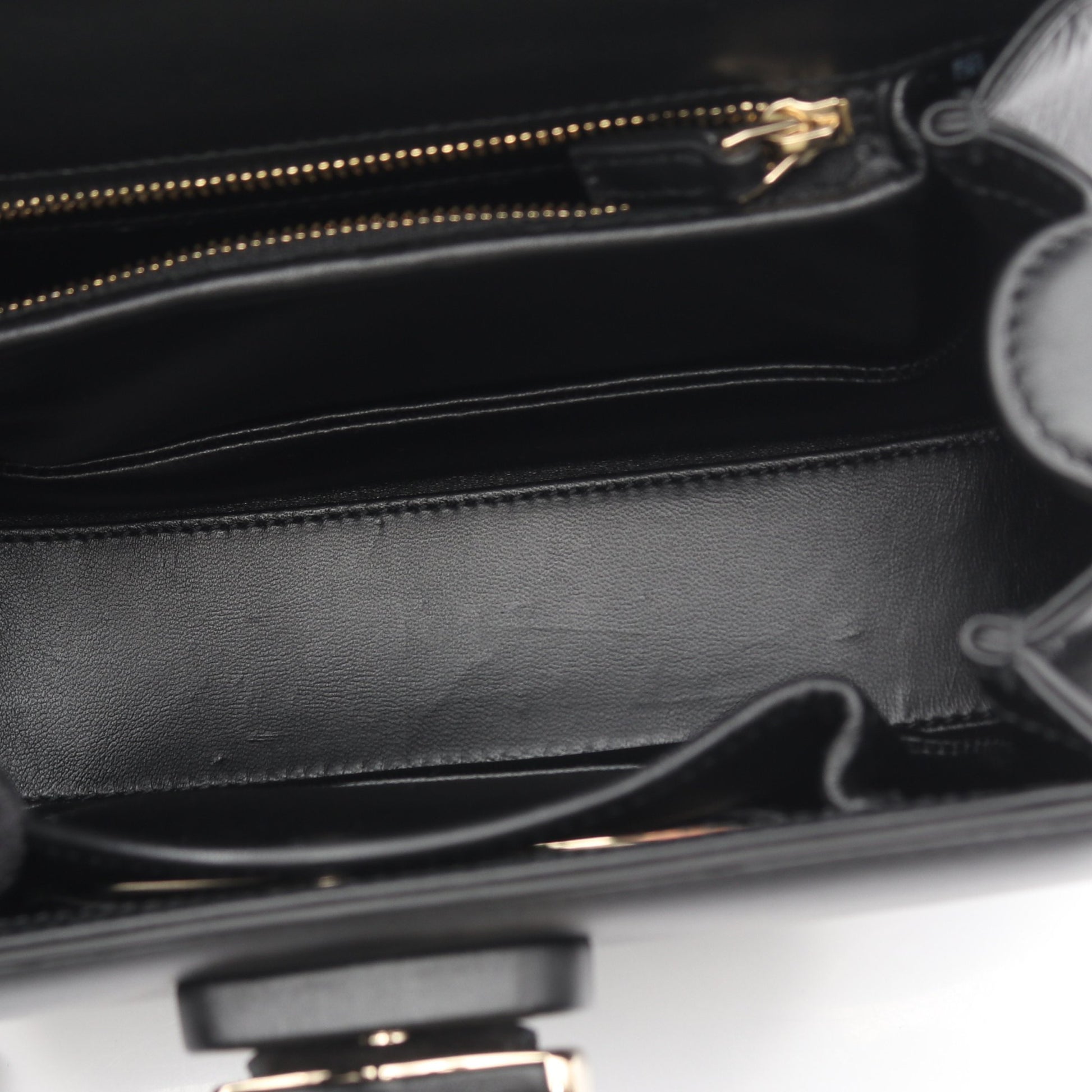 バンブー 1947 スモール 2WAY ハンドバッグ レザー ブラック グッチ バッグ GUCCI
