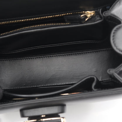 バンブー 1947 スモール 2WAY ハンドバッグ レザー ブラック グッチ バッグ GUCCI