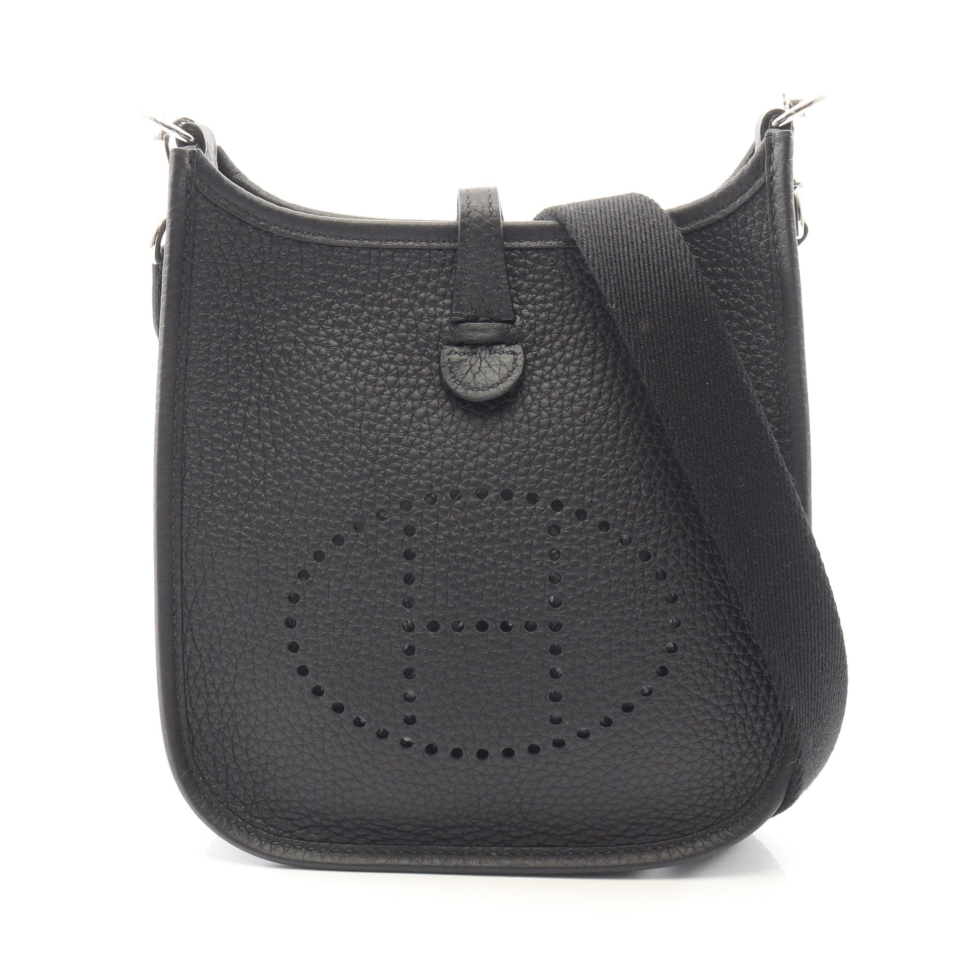 エヴリンTPM アマゾン ショルダーバッグ トリヨンクレマンス ブラック シルバー金具 K刻印 エルメス バッグ HERMES