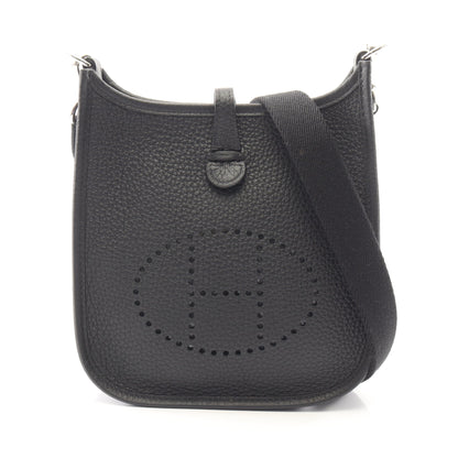 エヴリンTPM アマゾン ショルダーバッグ トリヨンクレマンス ブラック シルバー金具 K刻印 エルメス バッグ HERMES