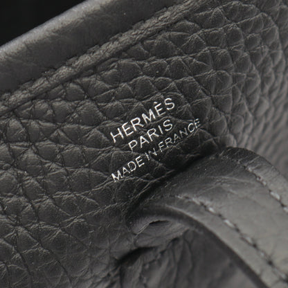 エヴリンTPM アマゾン ショルダーバッグ トリヨンクレマンス ブラック シルバー金具 K刻印 エルメス バッグ HERMES