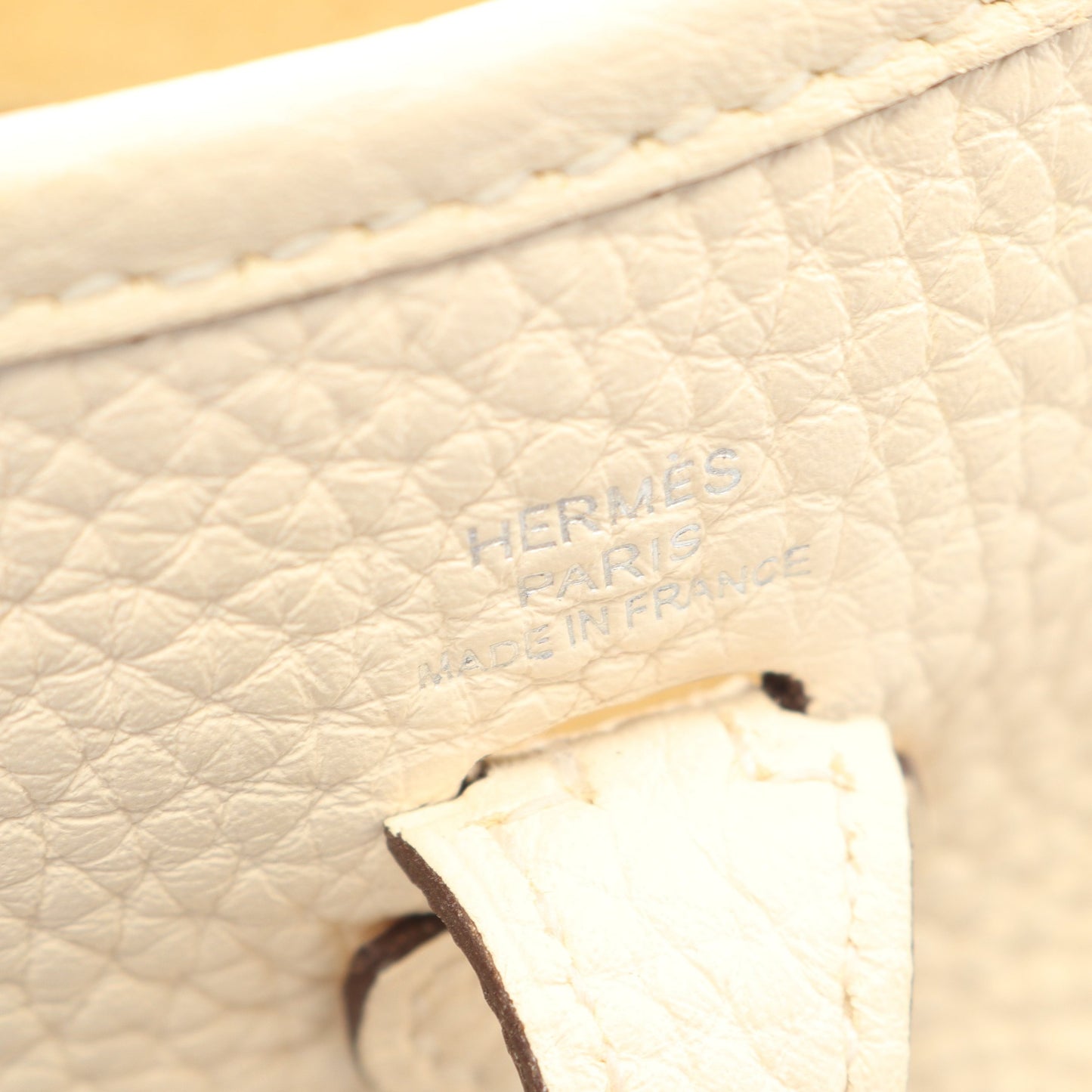 エヴリンTPM アマゾン ナタ ショルダーバッグ トリヨンクレマンス アイボリー シルバー金具 Z刻印 エルメス バッグ HERMES