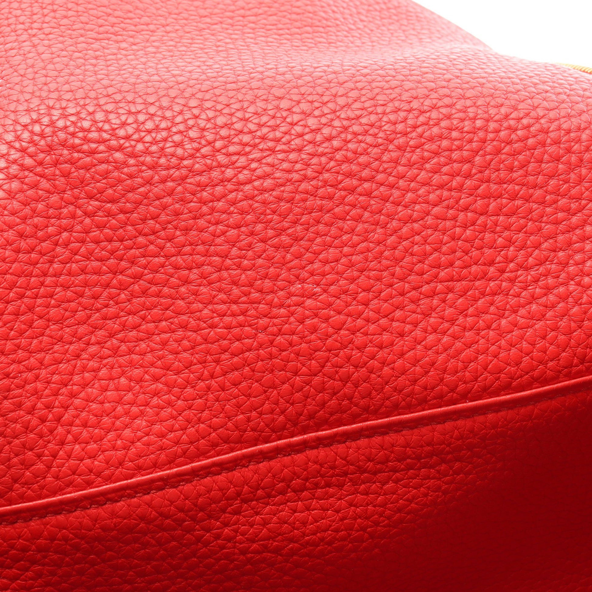 リンディ26 ルージュトマト ショルダーバッグ トリヨンクレマンス レッド ゴールド金具 C刻印 エルメス バッグ HERMES