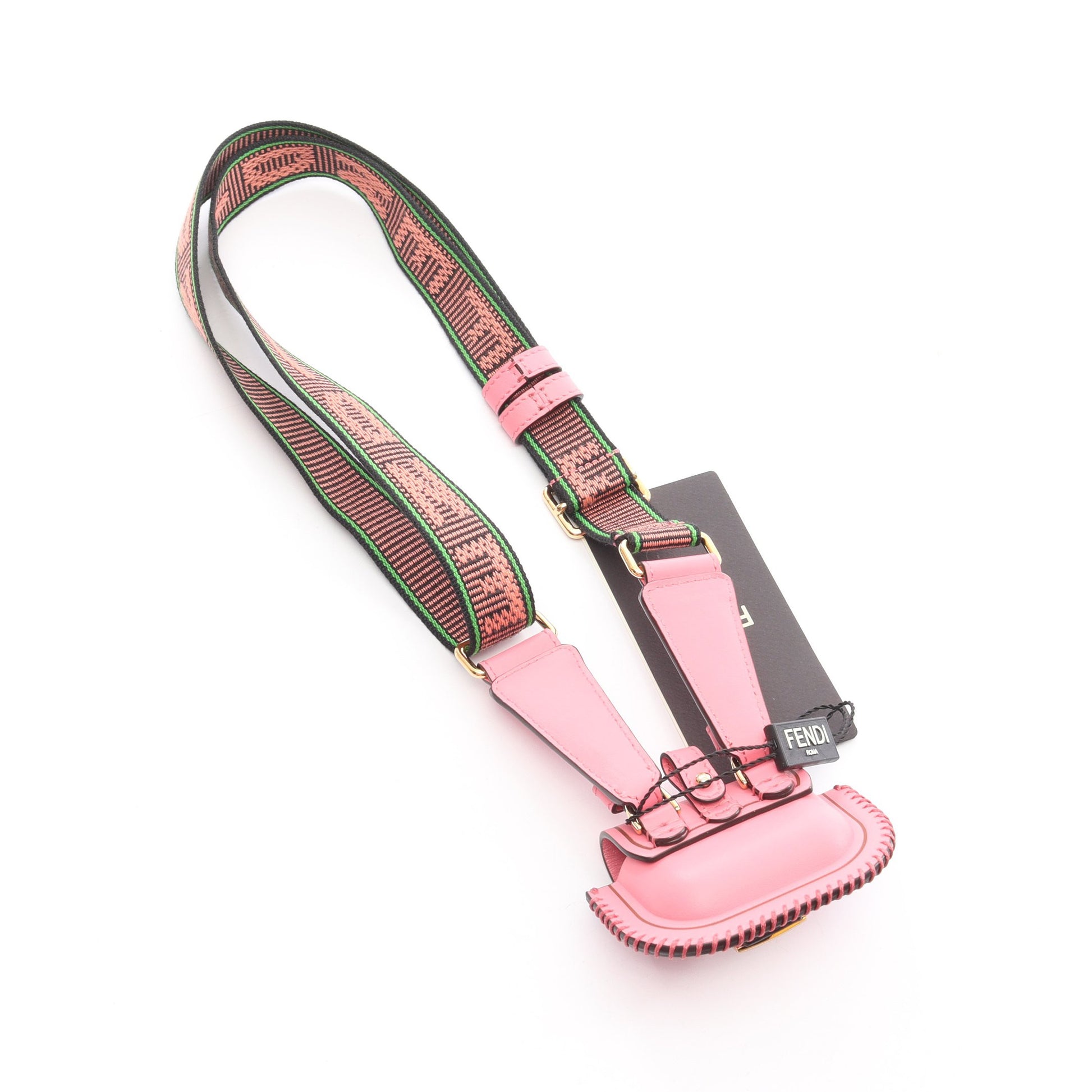 Pico ピコ バゲット AirPodsケース イヤホンケース レザー ピンク フェンディ 財布・小物 FENDI