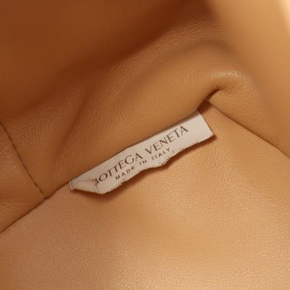 ピーク 2WAY ショルダーバッグ レザー ベージュ ボッテガヴェネタ バッグ BOTTEGA VENETA