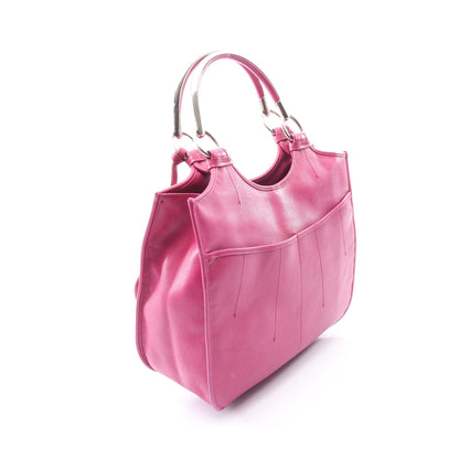 Dチャーム ハンドバッグ レザー ピンクパープル クリスチャンディオール バッグ Christian Dior