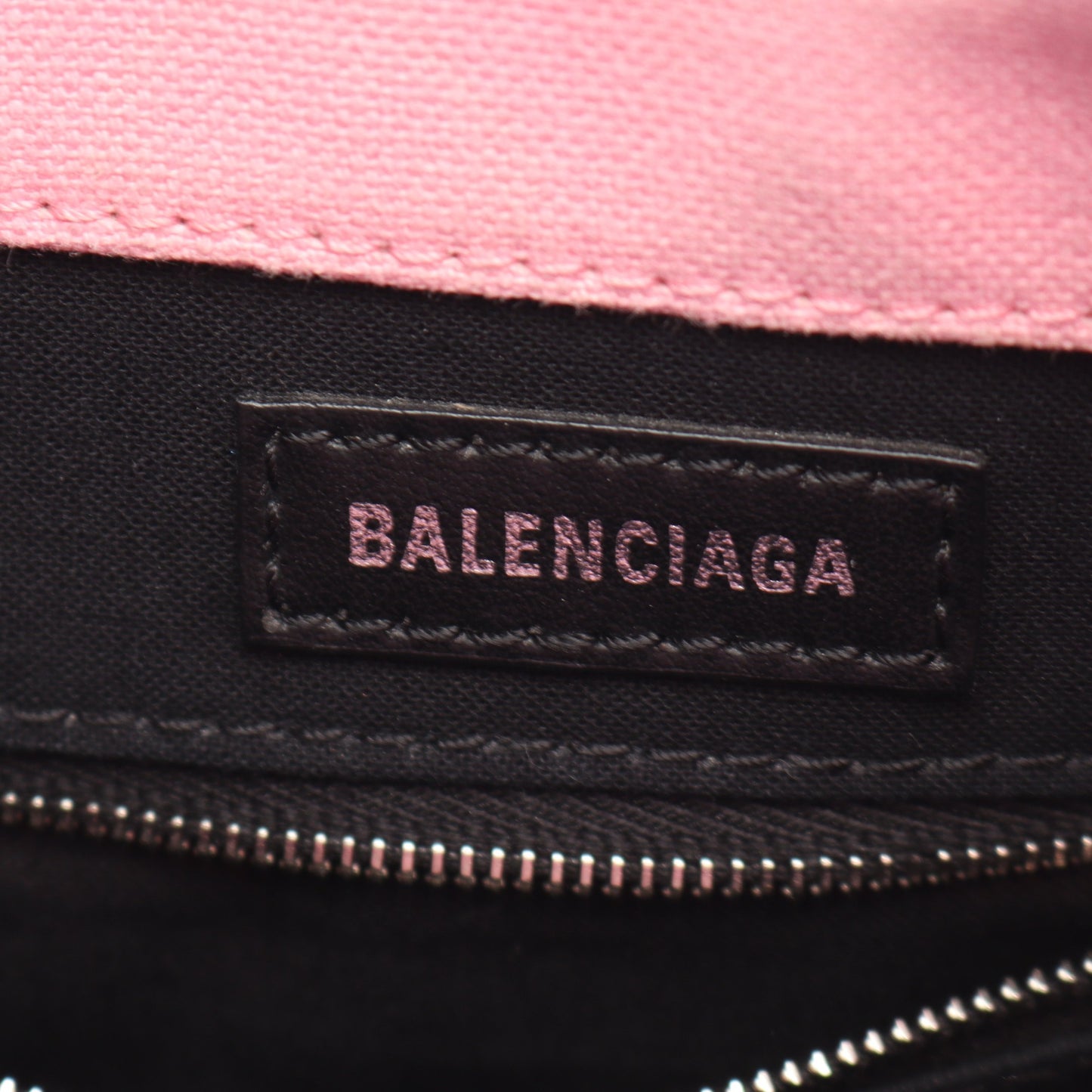 Wave XS 2WAY ハンドバッグ キャンバス ピンク バレンシアガ バッグ BALENCIAGA