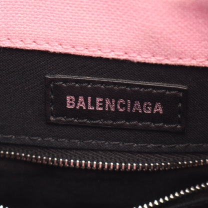Wave XS 2WAY ハンドバッグ キャンバス ピンク バレンシアガ バッグ BALENCIAGA