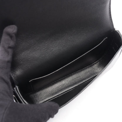 スモール トリオンフ クロスボディバッグ ショルダーバッグ PVC レザー ブラック セリーヌ バッグ CELINE