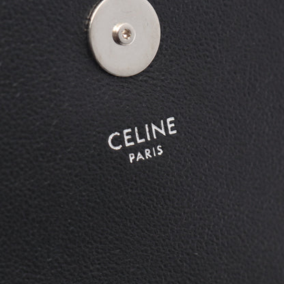 スモール トリオンフ クロスボディバッグ ショルダーバッグ PVC レザー ブラック セリーヌ バッグ CELINE