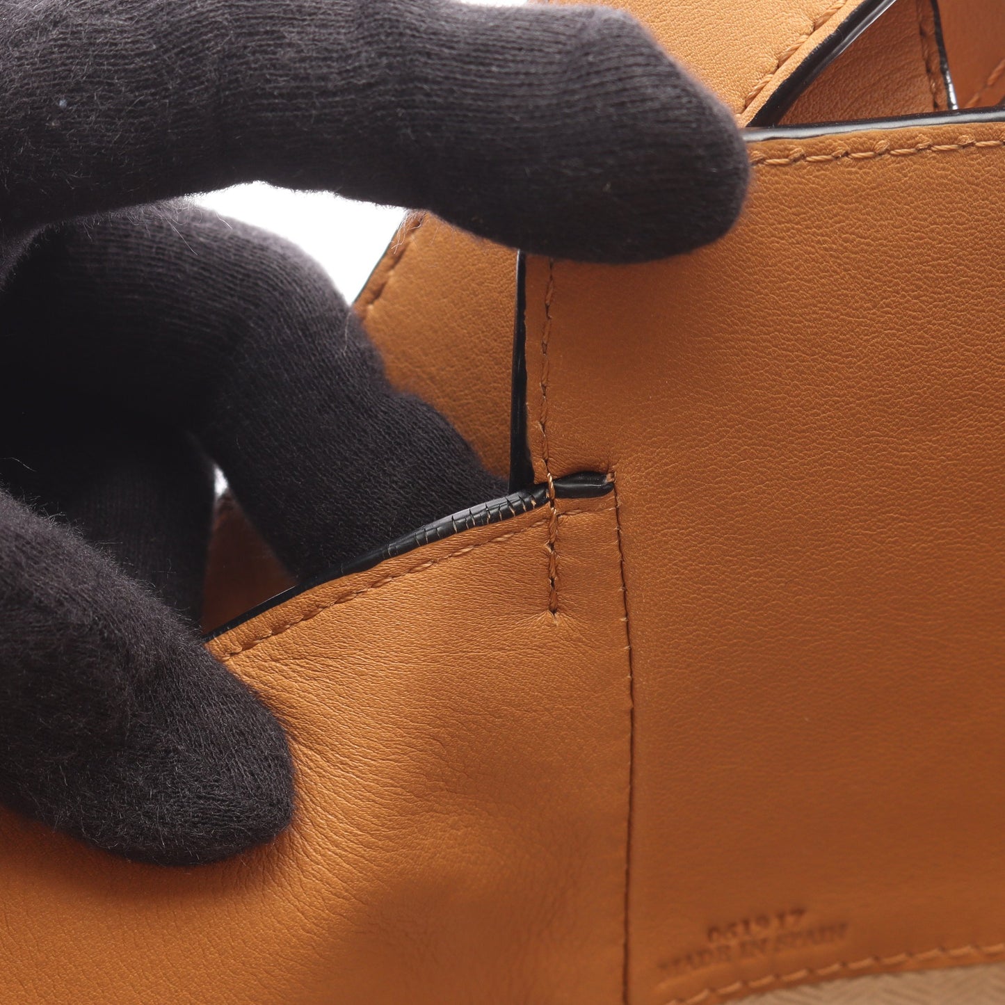 ハンモック ミディアム 2WAY ハンドバッグ レザー ライトブラウン ロエベ バッグ LOEWE