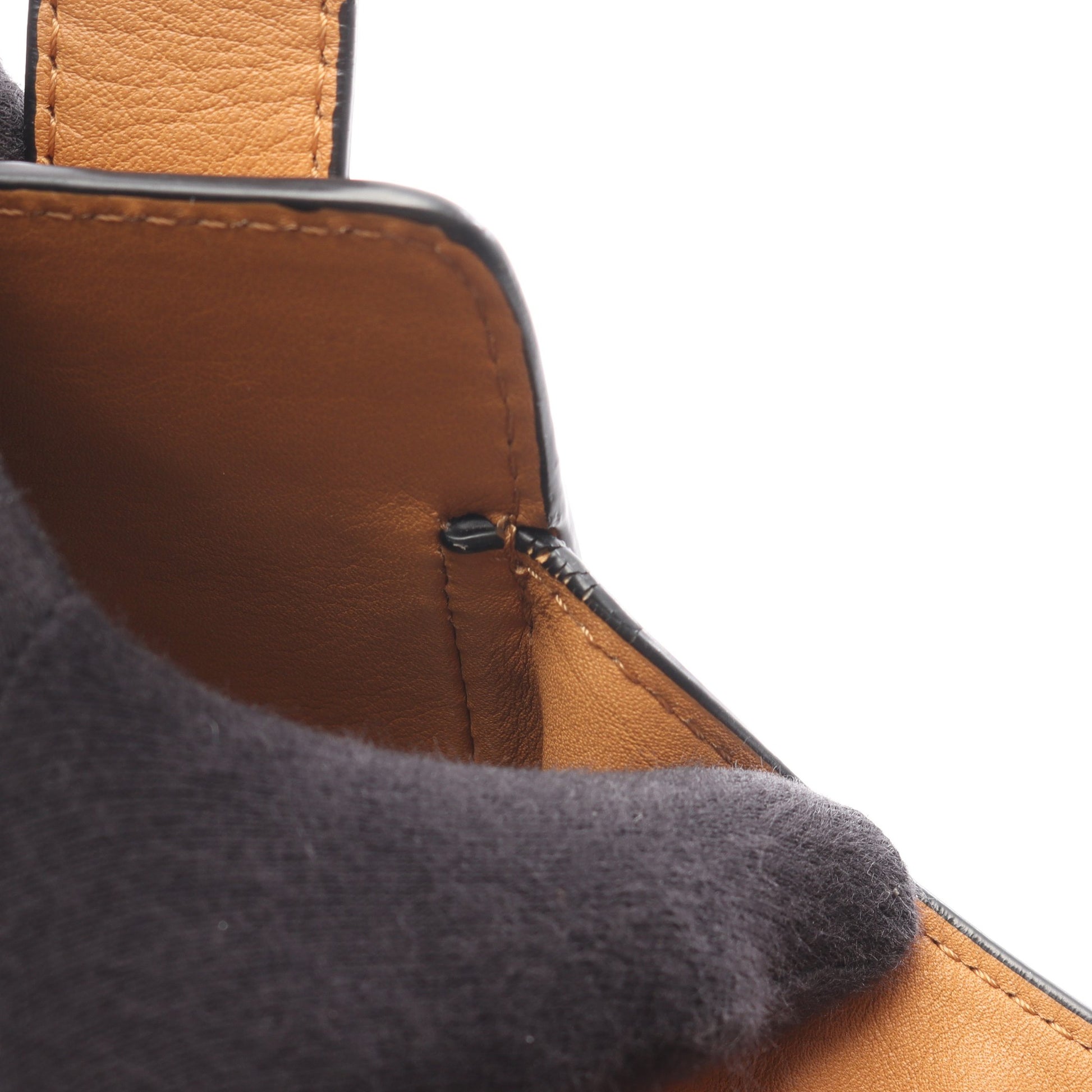 ハンモック ミディアム 2WAY ハンドバッグ レザー ライトブラウン ロエベ バッグ LOEWE