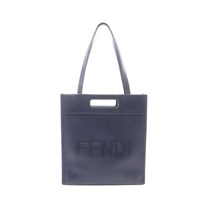 SHOPPING BAG ショルダーバッグ トートバッグ レザー ネイビー フェンディ バッグ FENDI