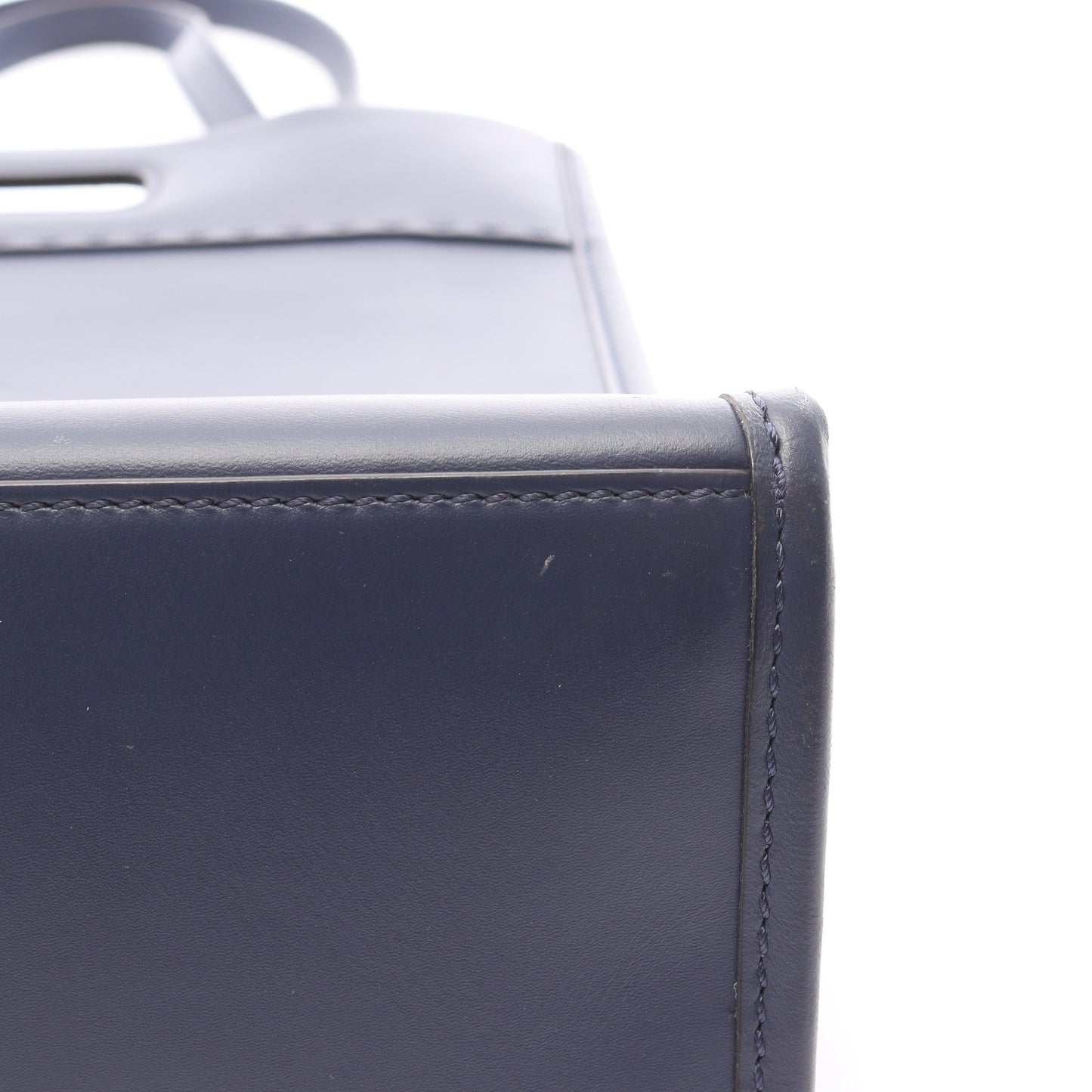 SHOPPING BAG ショルダーバッグ トートバッグ レザー ネイビー フェンディ バッグ FENDI