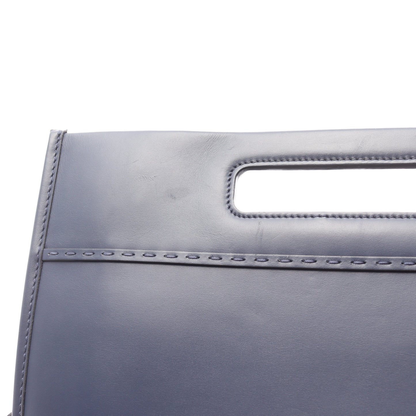SHOPPING BAG ショルダーバッグ トートバッグ レザー ネイビー フェンディ バッグ FENDI