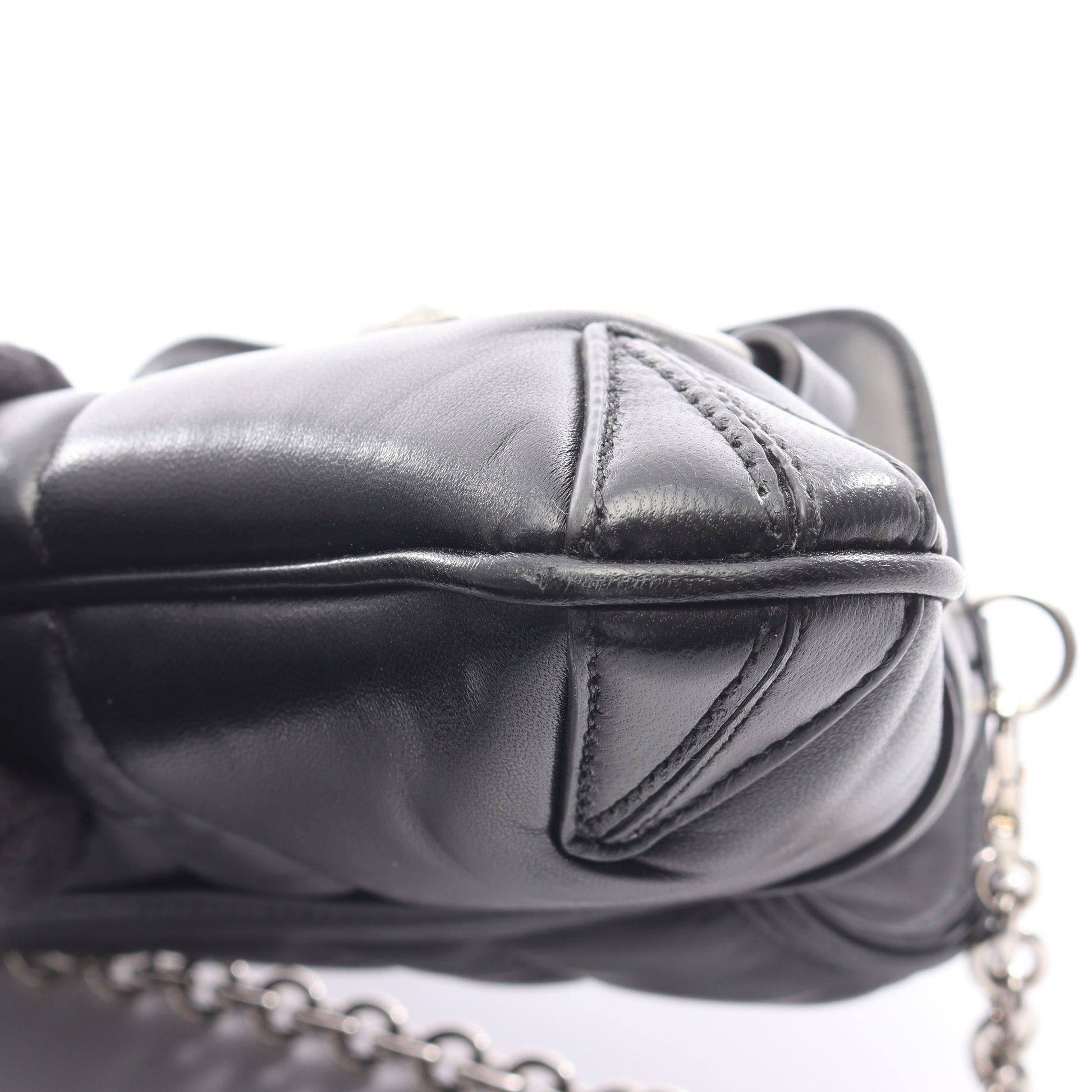 ホースビット スモール 2WAY チェーンハンドバッグ レザー ブラック グッチ バッグ GUCCI
