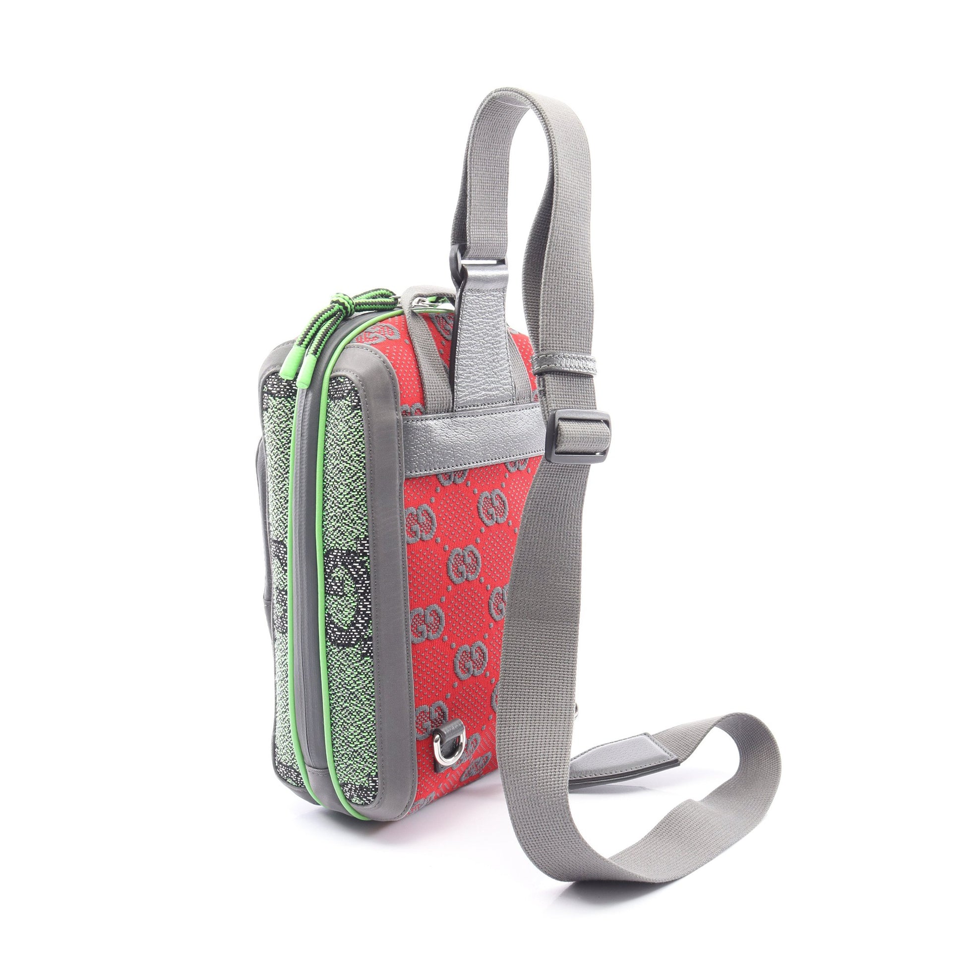 GG柄 ボディバッグ キャンバス ナイロン レッド グレー イエローグリーン グッチ バッグ GUCCI