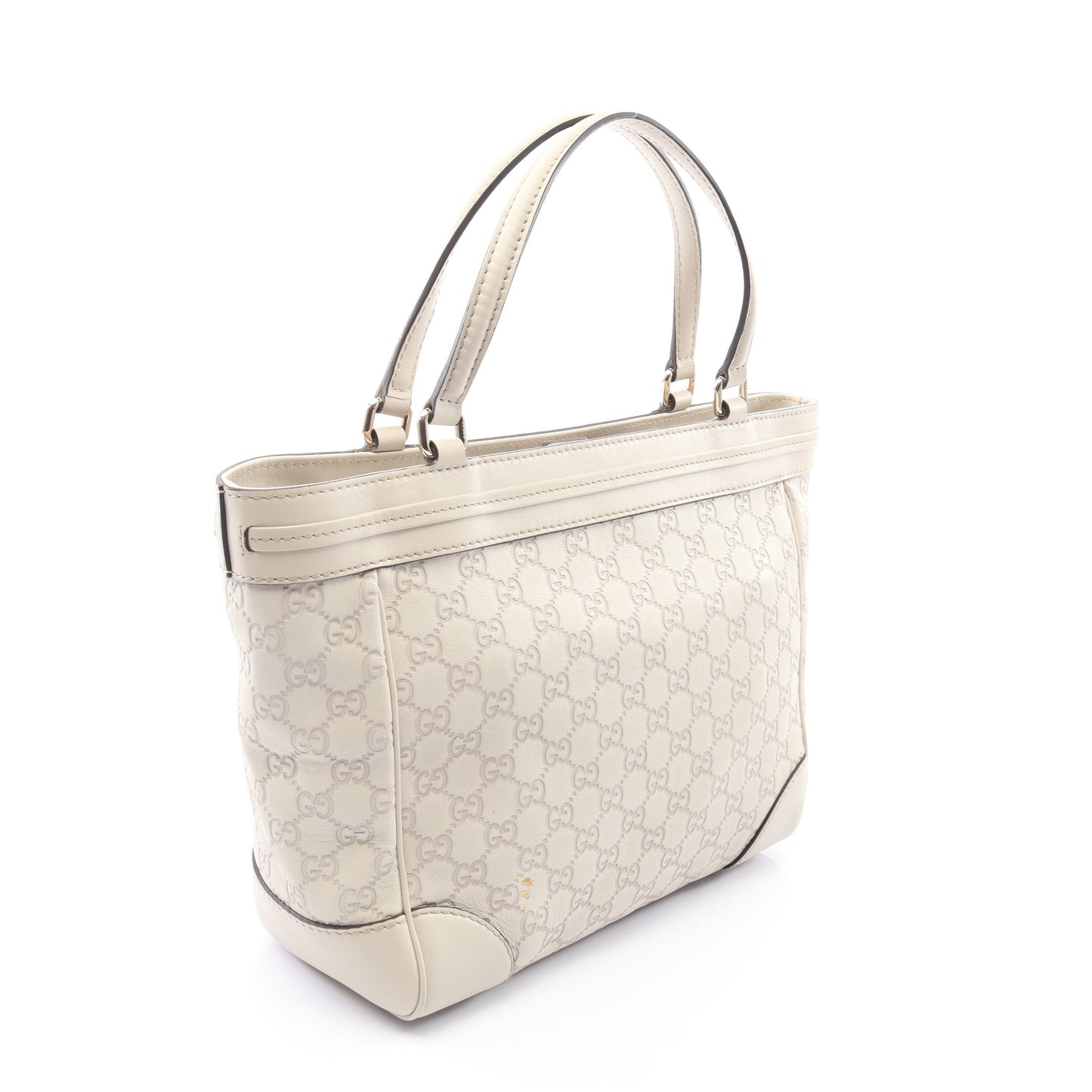 メイフェア グッチシマ ハンドバッグ トートバッグ レザー アイボリー グッチ バッグ GUCCI