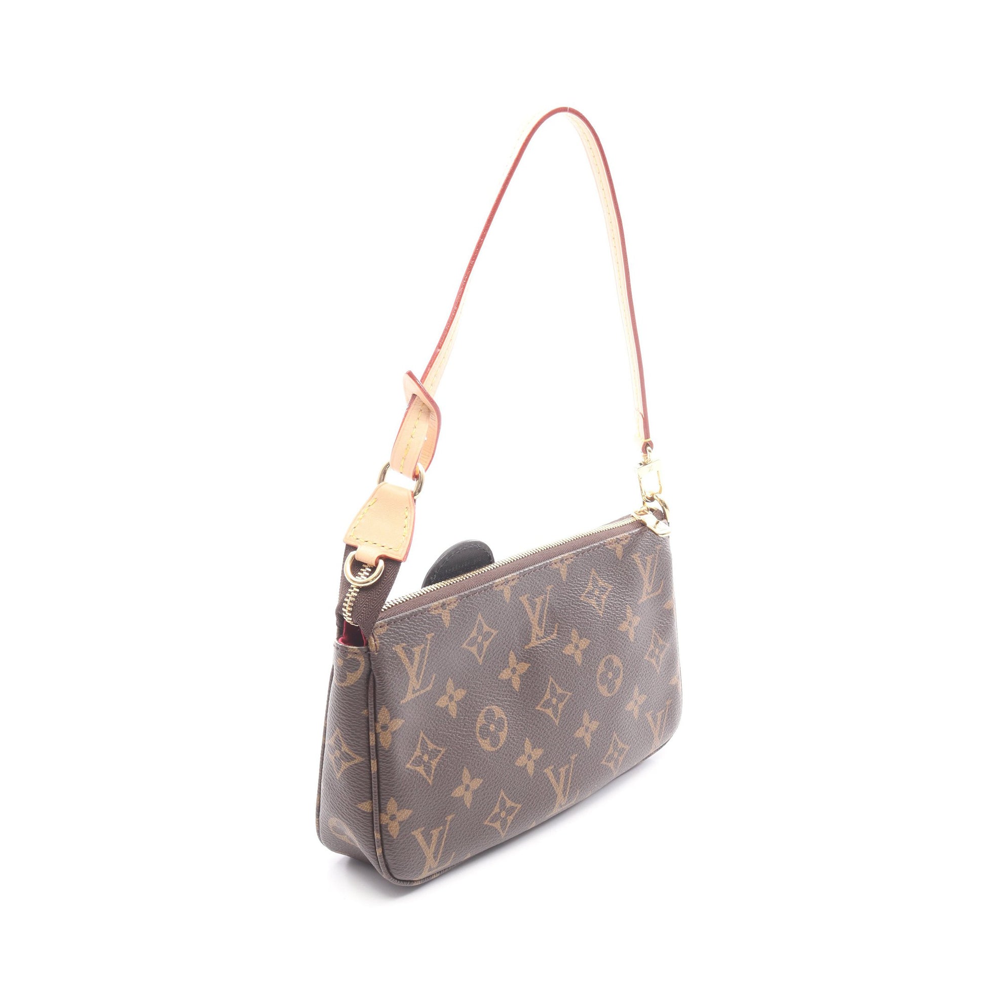 LV × TM ポシェットアクセソワール モノグラムパンダ 2WAY ハンドバッグ PVC レザー ブラウン マルチカラー ルイヴィトン バッグ LOUIS VUITTON