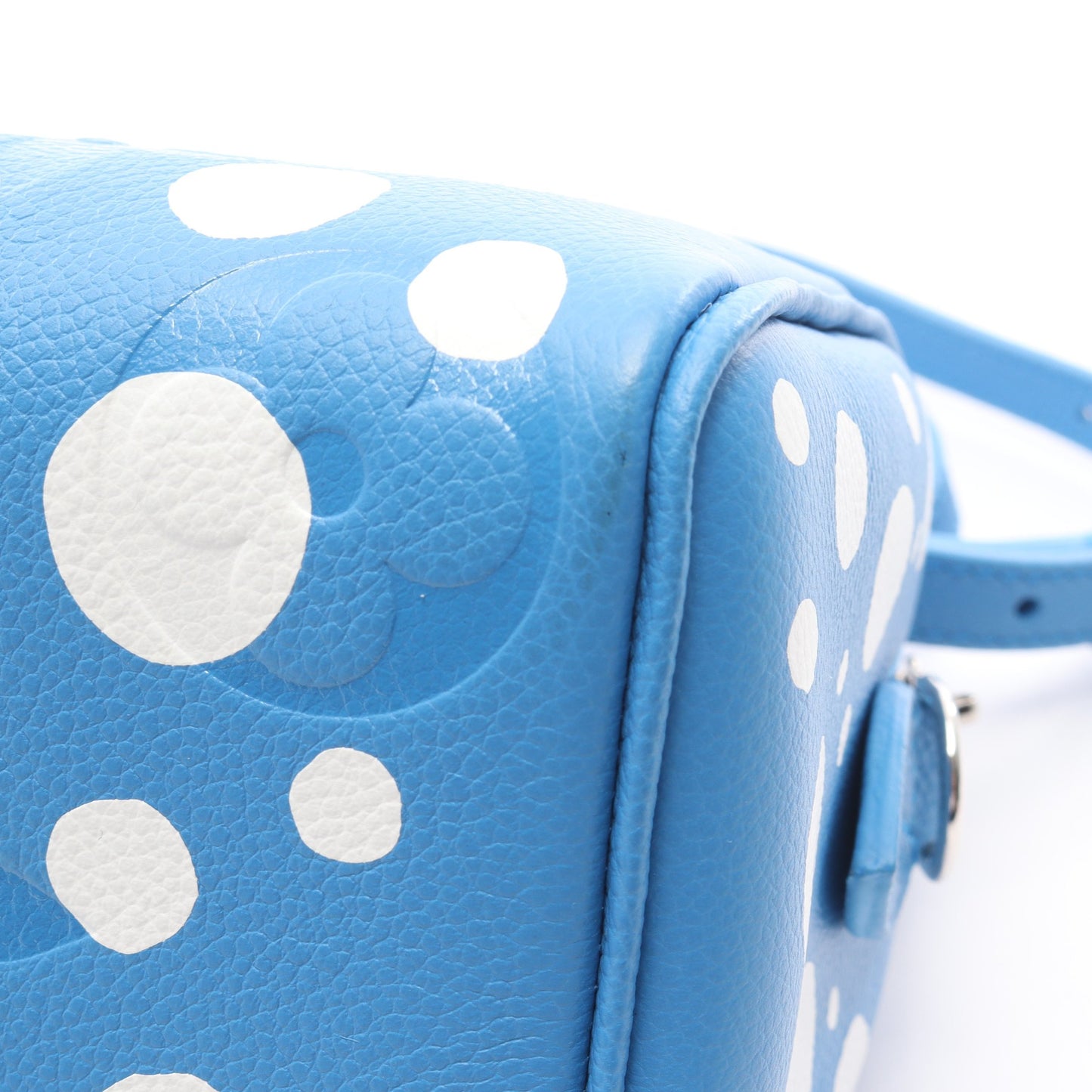 LOUIS VUITTON × yayoi kusama スピーディ バンドリエール20 インフィニティドット 2WAY ハンドバッグ レザー ブルー ホワイト ルイヴィトン バッグ LOUIS VUITTON