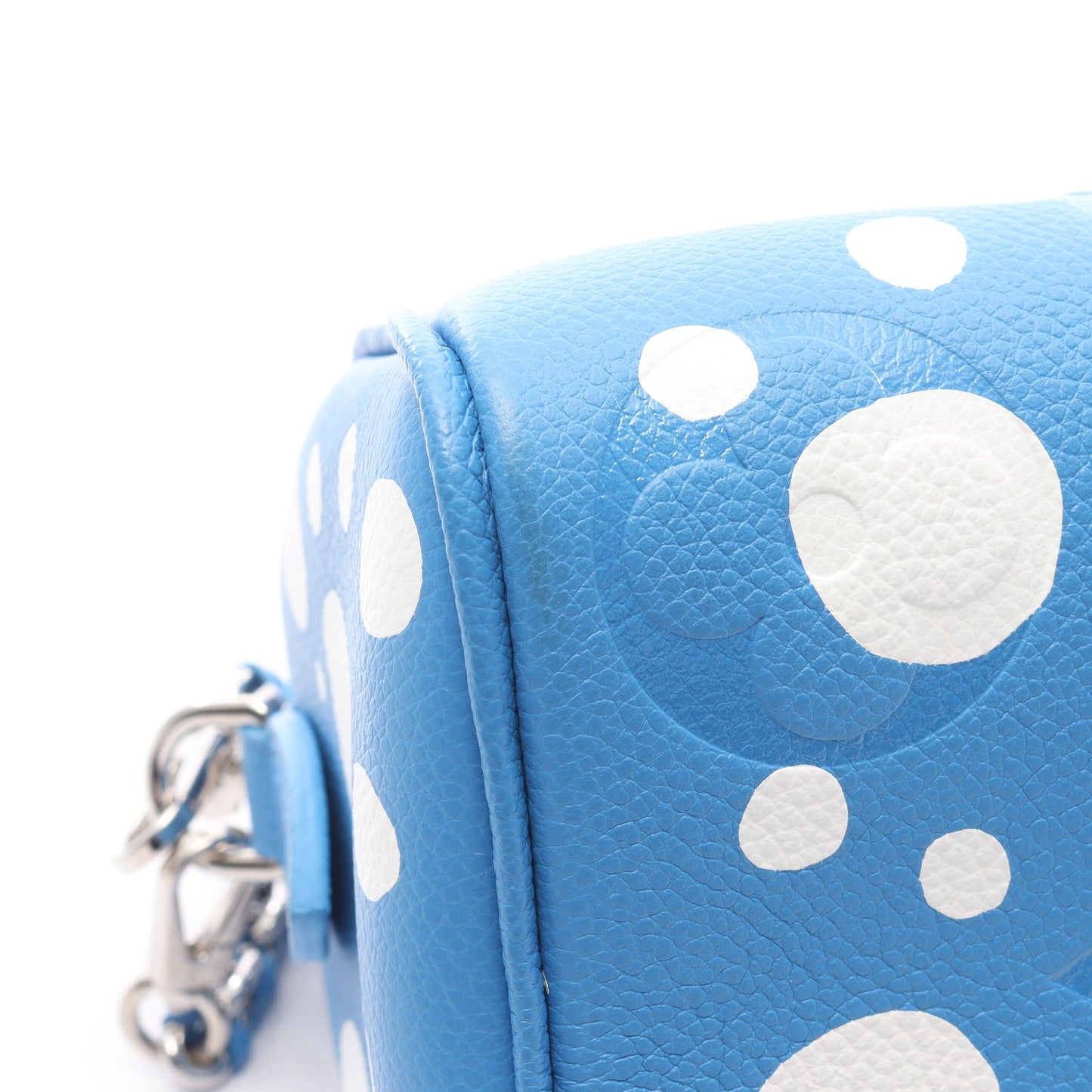 LOUIS VUITTON × yayoi kusama スピーディ バンドリエール20 インフィニティドット 2WAY ハンドバッグ レザー ブルー ホワイト ルイヴィトン バッグ LOUIS VUITTON