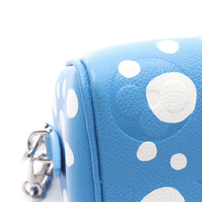 LOUIS VUITTON × yayoi kusama スピーディ バンドリエール20 インフィニティドット 2WAY ハンドバッグ レザー ブルー ホワイト ルイヴィトン バッグ LOUIS VUITTON